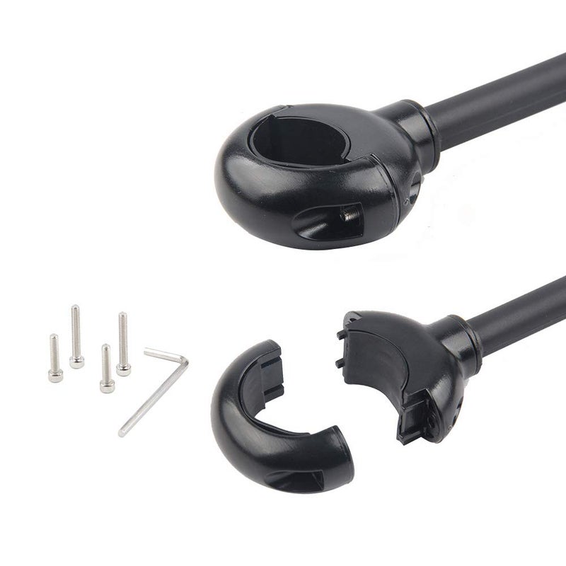 DRCKHROS Bike Mirror Rotatable And Adjustable Wide Angle Rear View Shockproof Convex Mirror Universal For Bike Bicycle - Image 4